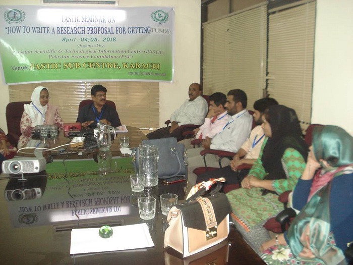 Audience of the Seminar during Seminar on How to Write a Research Proposal for Getting Funds on 04-05 April 2018 at PSCK